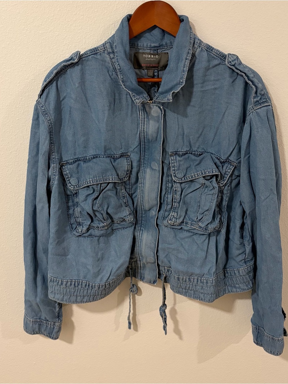 torrid Light Wash Denim Jacket